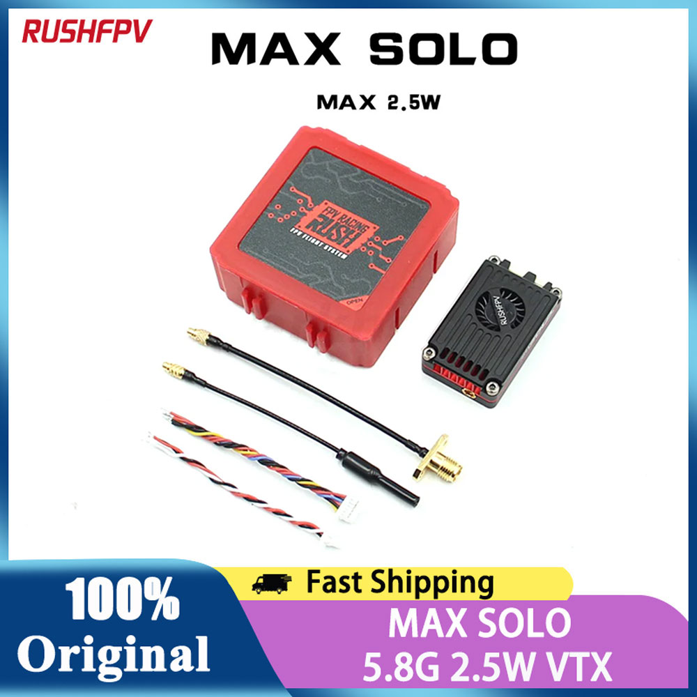 Rushfpv Rush Max Solo 5.8G 2.5W Vtx - RUSHFPV RUSH MAX SOLO 5,8GHz 2,5W