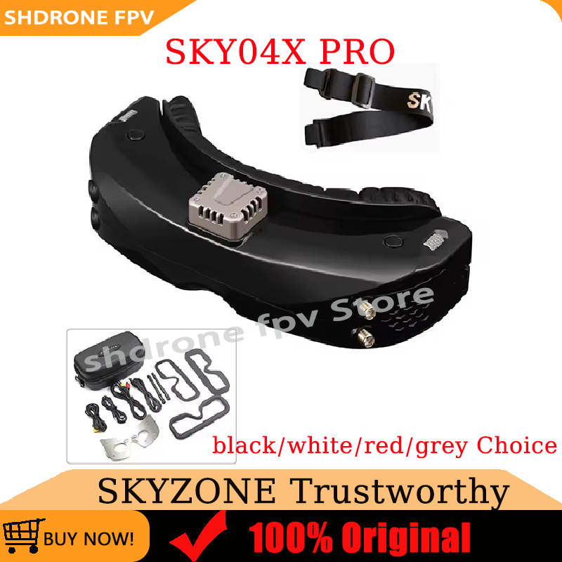 Skyzone Sky04X Pro Oled Fpv Goggles - SKYZONE SKY04X PRO FPV-Brille, 1920×1080 OLED-Bildschirm,