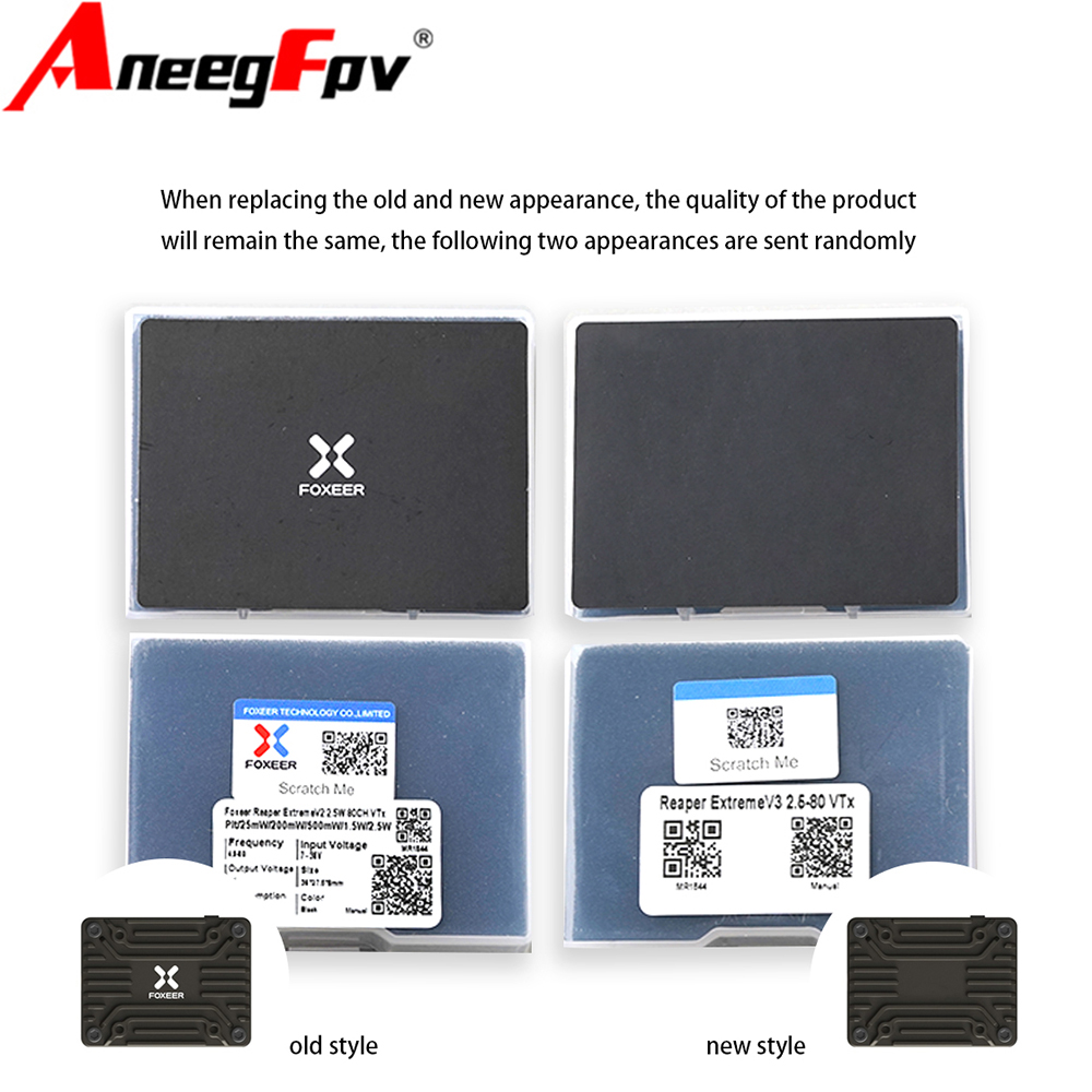 Foxeer Reaper Extreme 2.5W Vtx - Foxeer 5,8G Reaper Extreme V2 2,5W