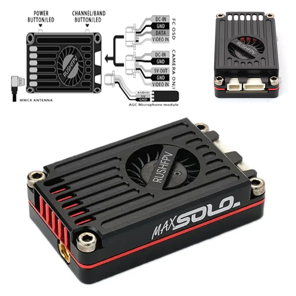 RUSHFPV RUSH MAX SOLO 5,8GHz 2 – Rushfpv Rush Max Solo 5.8G 2.5W Vtx Bewertung und Preis