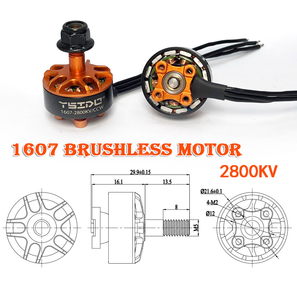 Ysido 1607 2800kv 3850kv 2-4s  – Walksnail Avatar Hd Goggles X Bewertung und Preis