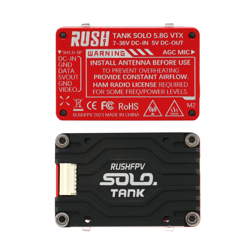 RUSH Solo Tank 5.8G VTX Videoü – Foxeer Reaper Extreme 2.5W Vtx Bewertung und Preis